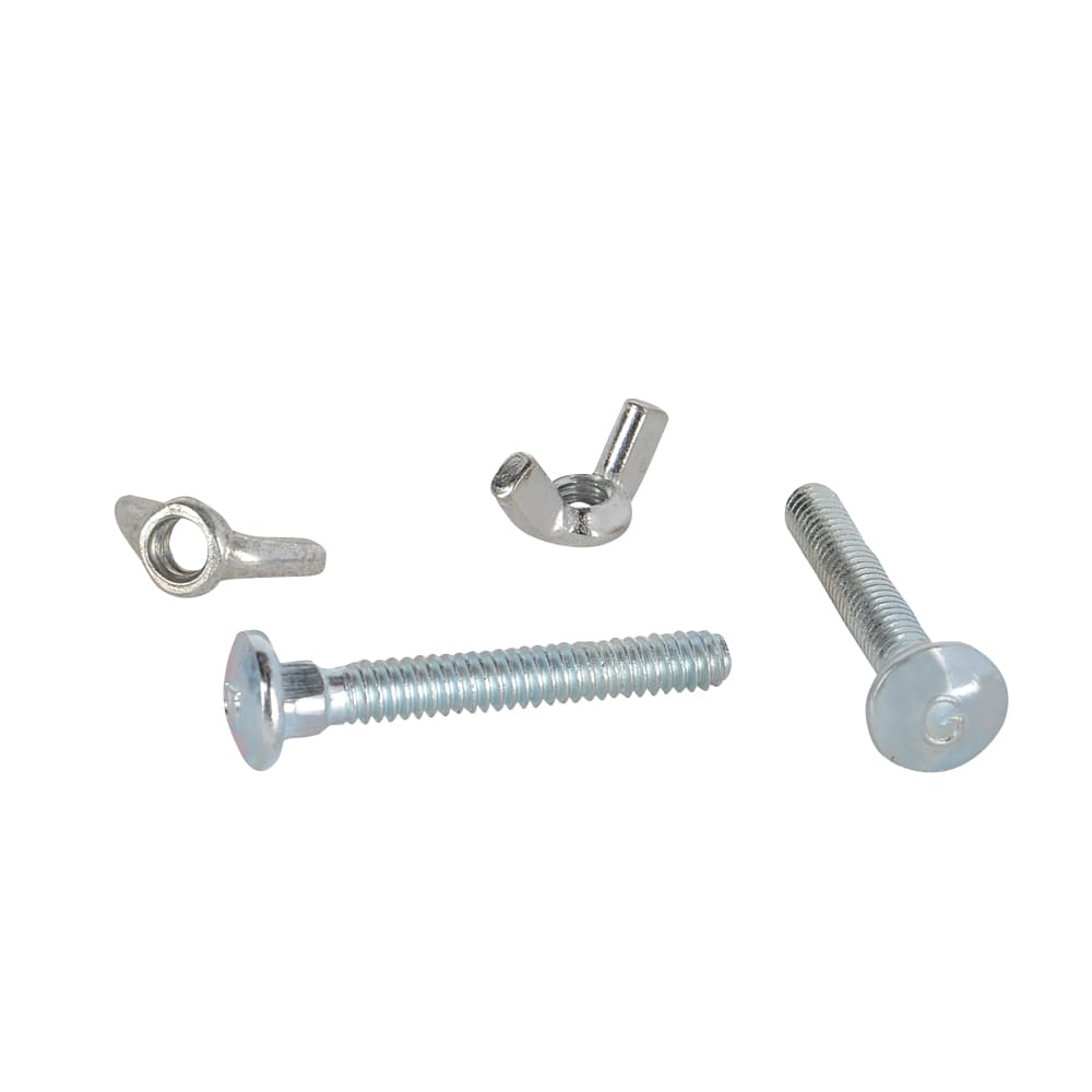 Boulons et écrous pour abri d'auto 1/4&nbsp;po&nbsp;x 1 3/4 po Pqt/12