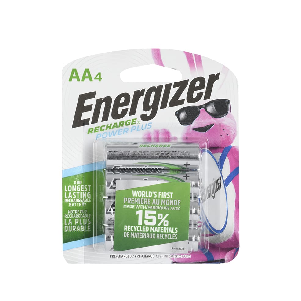 Energizer Rechargeable AA Batteries Pkg/4
