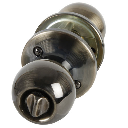 Poignée de porte de salle de bains laiton antique