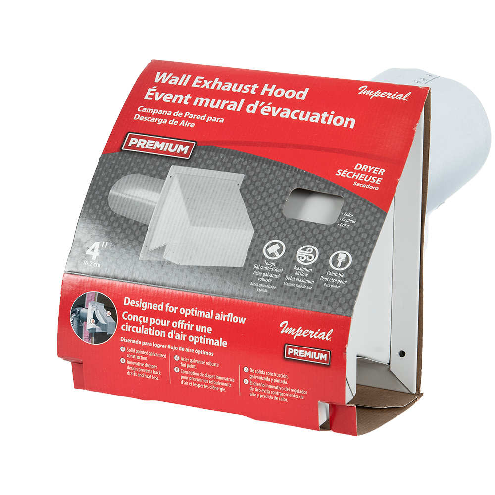 Silent Steel Exhaust Hood 4 in