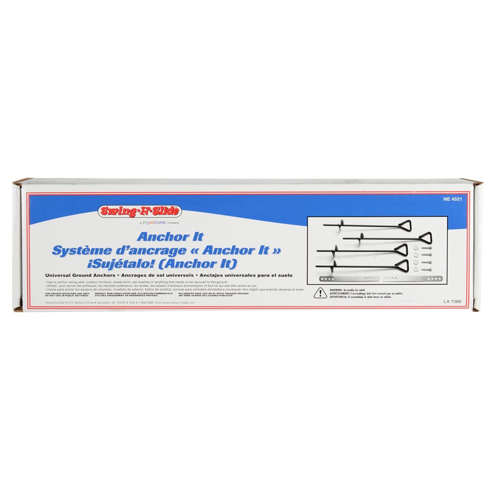 Ancrages pour balançoires et jeux d'enfants