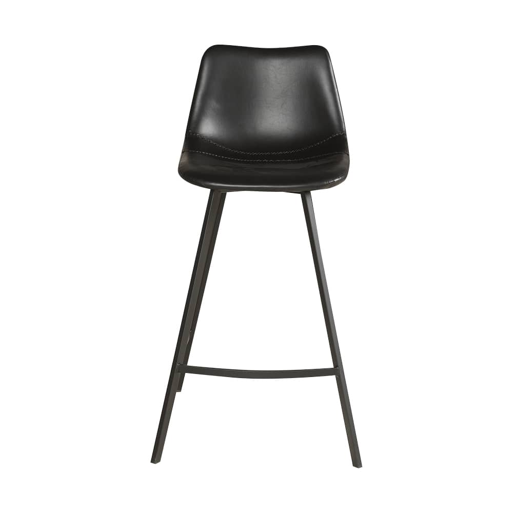 Tabouret Couture noir ASTELLA