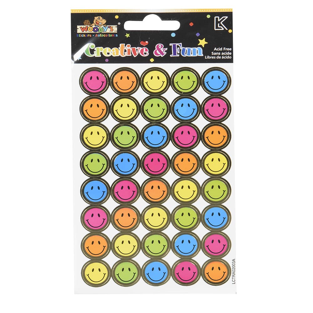 Autocollants Bonhomme sourire