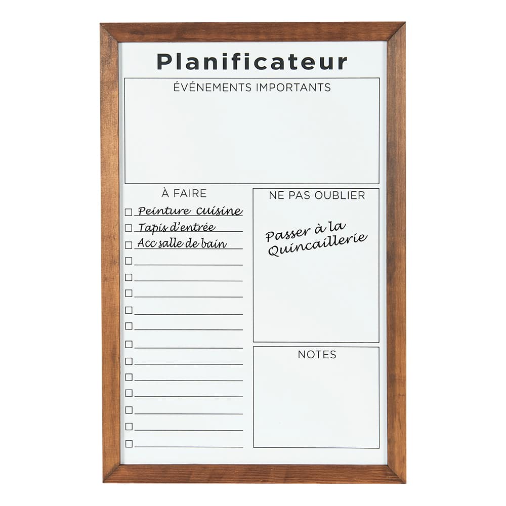 Tableau planificateur