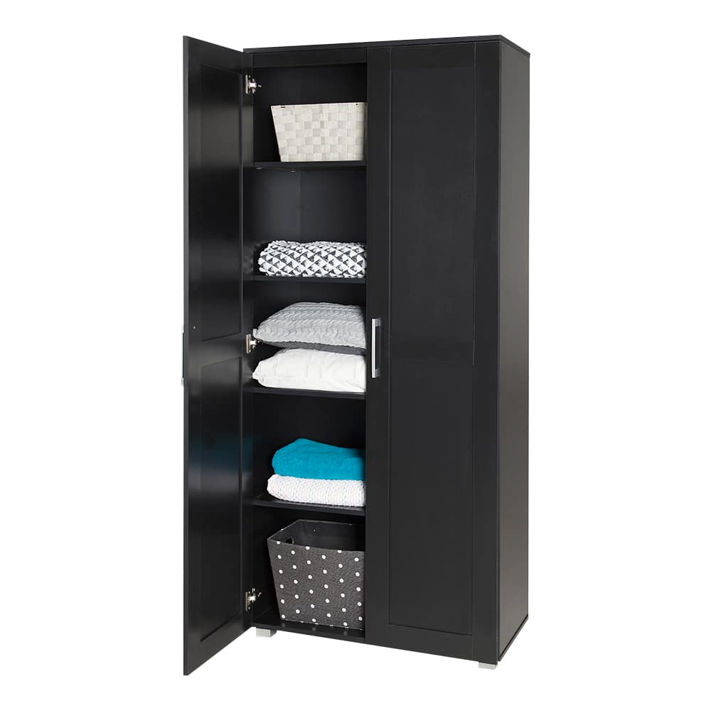 Armoire de rangement noire VERTUO