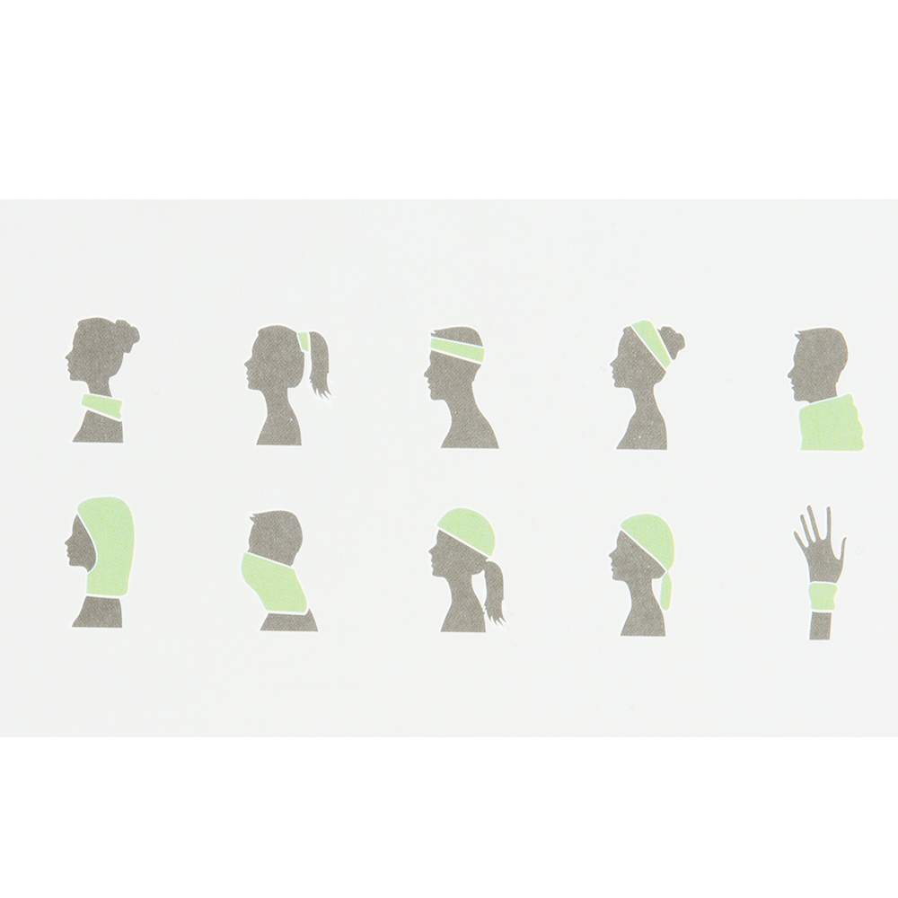 Foulard multifonction sans couture