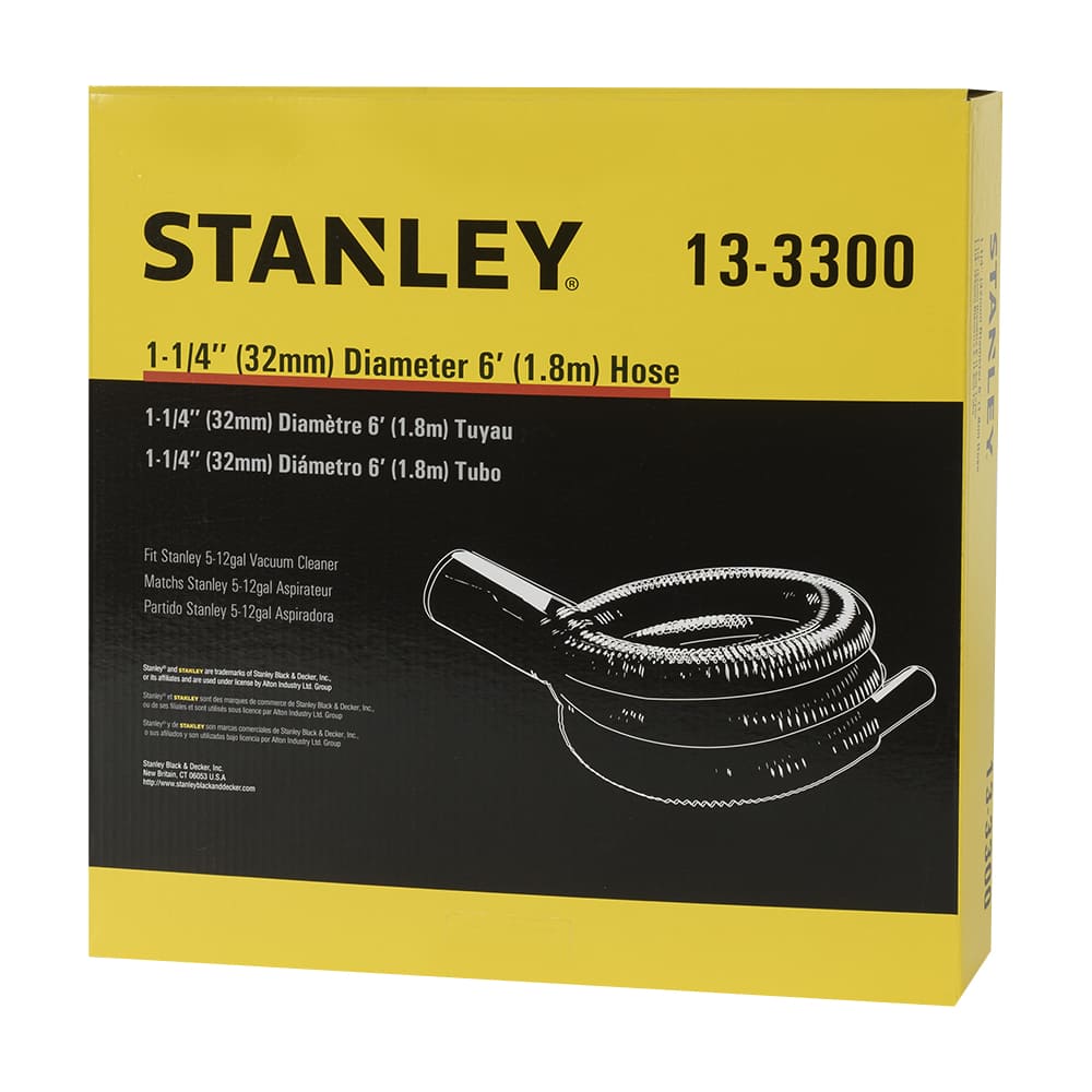 Tuyau pour aspirateur d'atelier Stanley 1&nbsp;1/4&nbsp;po&nbsp;x&nbsp;6&nbsp;pi