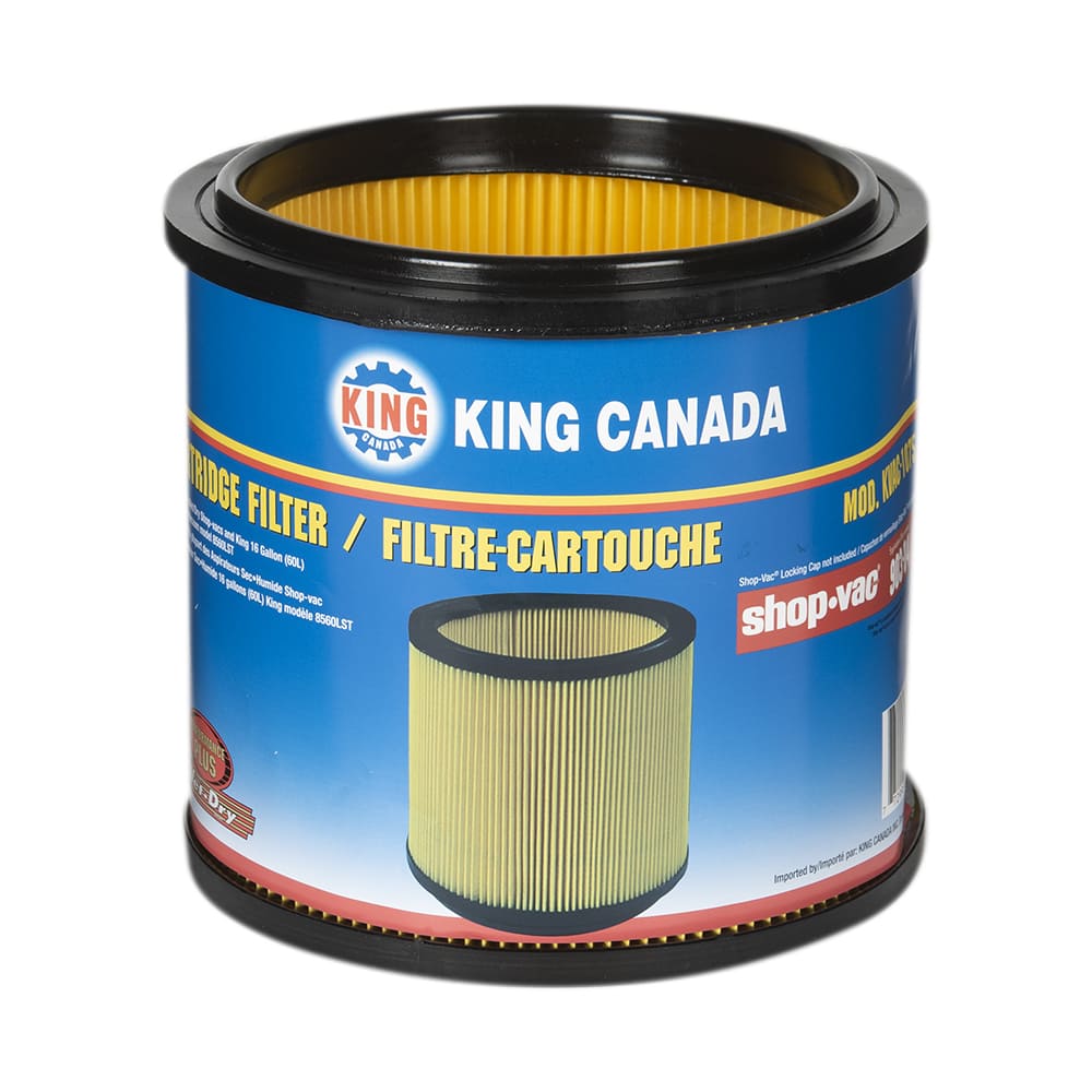 Filtre-cartouche pour aspirateur d'atelier