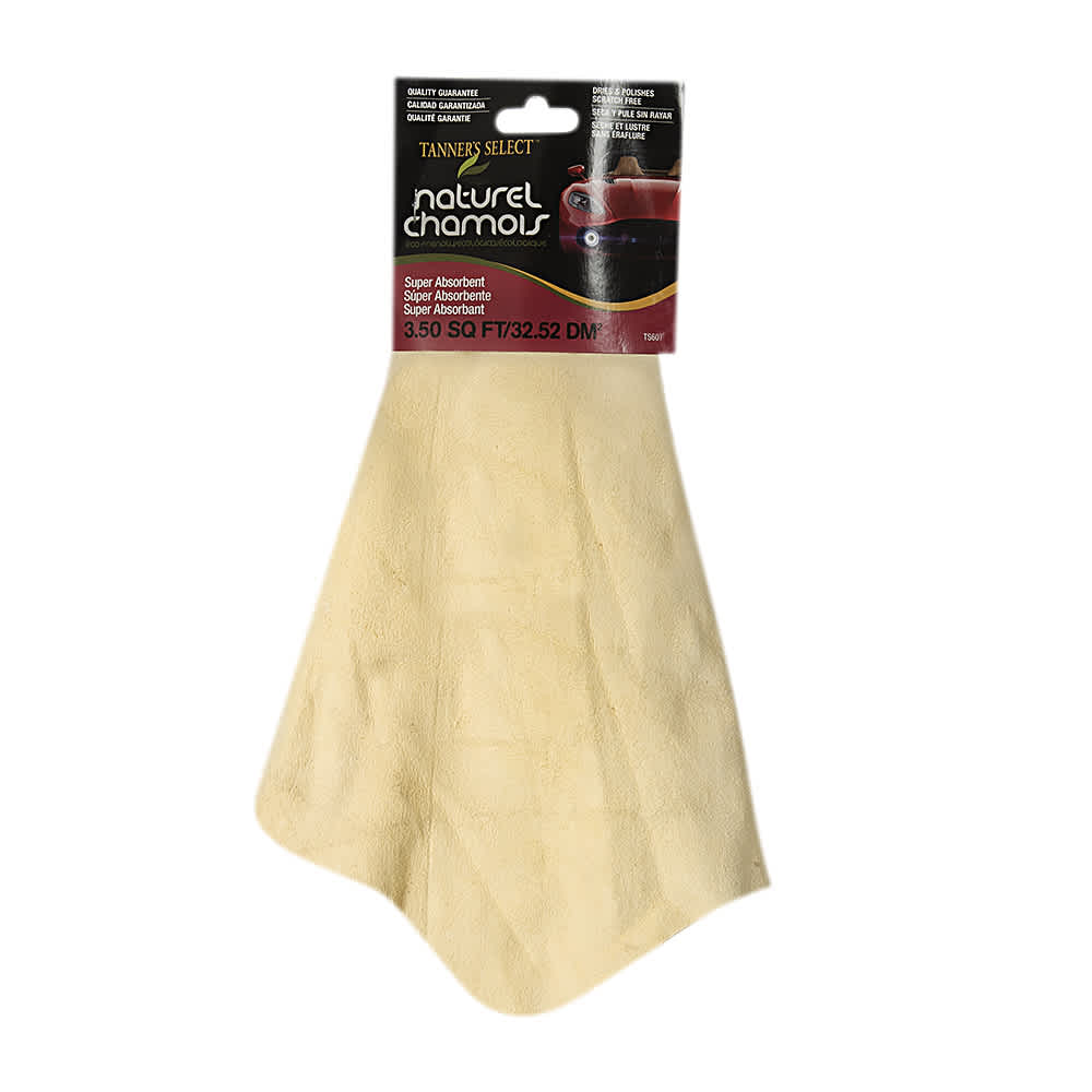 Chamois naturel 3,5 pi²