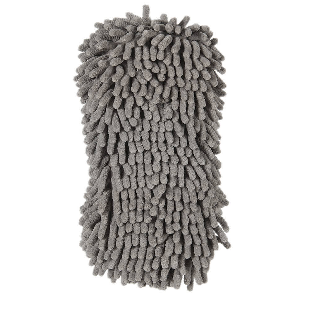 Éponge en microfibres chenilles longues 2-en-1