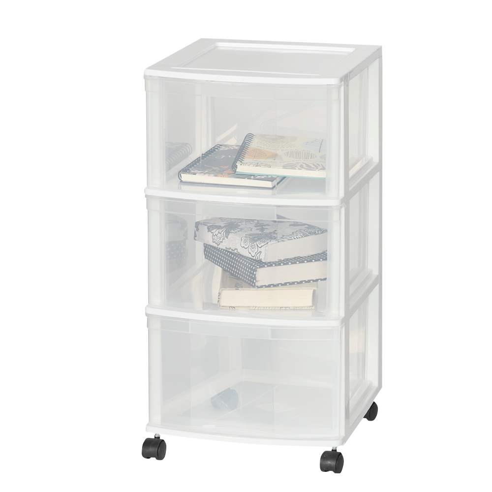 Unité de rangement à 3 tiroirs 12&nbsp;po&nbsp;x&nbsp;13&nbsp;1/4&nbsp;po&nbsp;x&nbsp;24&nbsp;1/4&nbsp;po