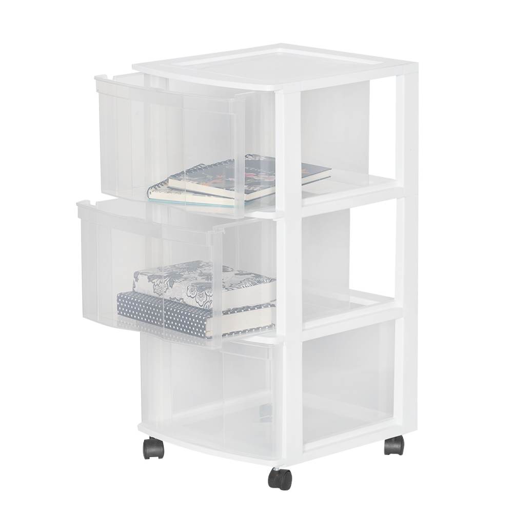 Unité de rangement à 3 tiroirs 12&nbsp;po&nbsp;x&nbsp;13&nbsp;1/4&nbsp;po&nbsp;x&nbsp;24&nbsp;1/4&nbsp;po