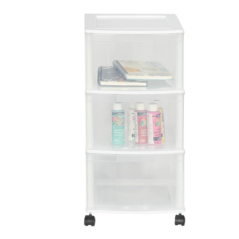 Unité de rangement à 3 tiroirs 12&nbsp;po&nbsp;x&nbsp;13&nbsp;1/4&nbsp;po&nbsp;x&nbsp;24&nbsp;1/4&nbsp;po