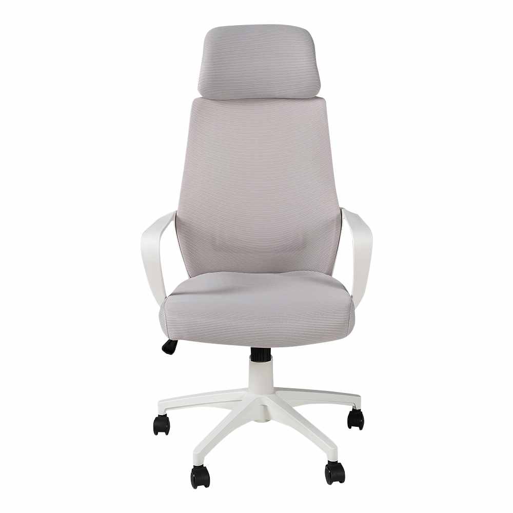 Chaise de bureau blanche et grise VERTUO