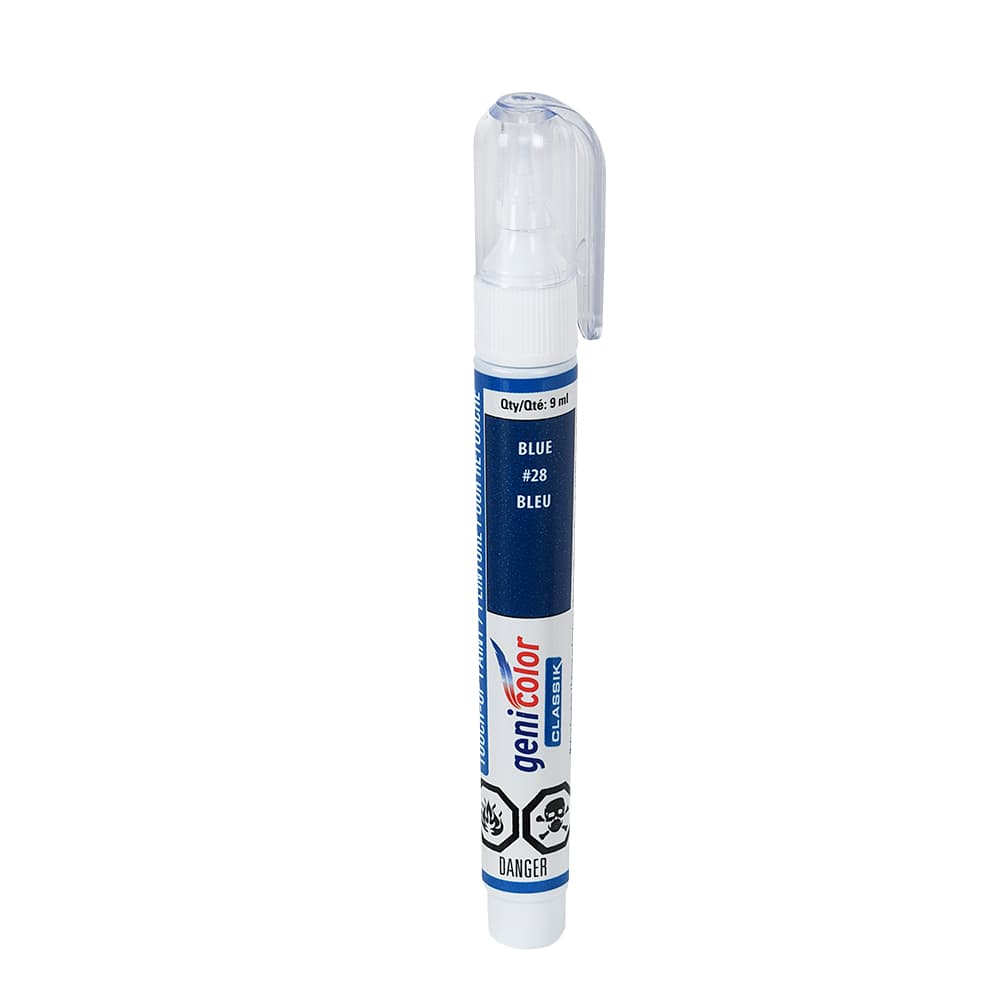 Stylo de retouches pour automobiles Genicolor 9 ml bleu n° 28