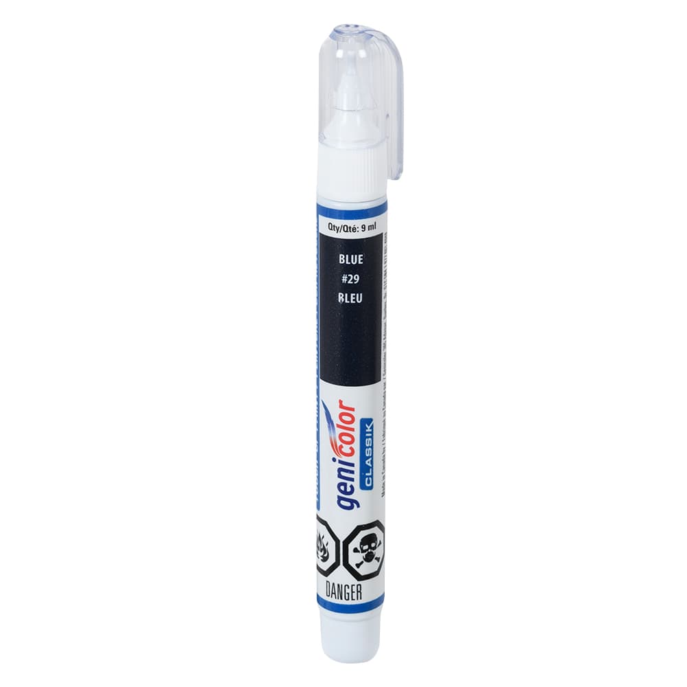 Stylo de retouches pour automobiles Genicolor 9&nbsp;ml bleu&nbsp;n° 29