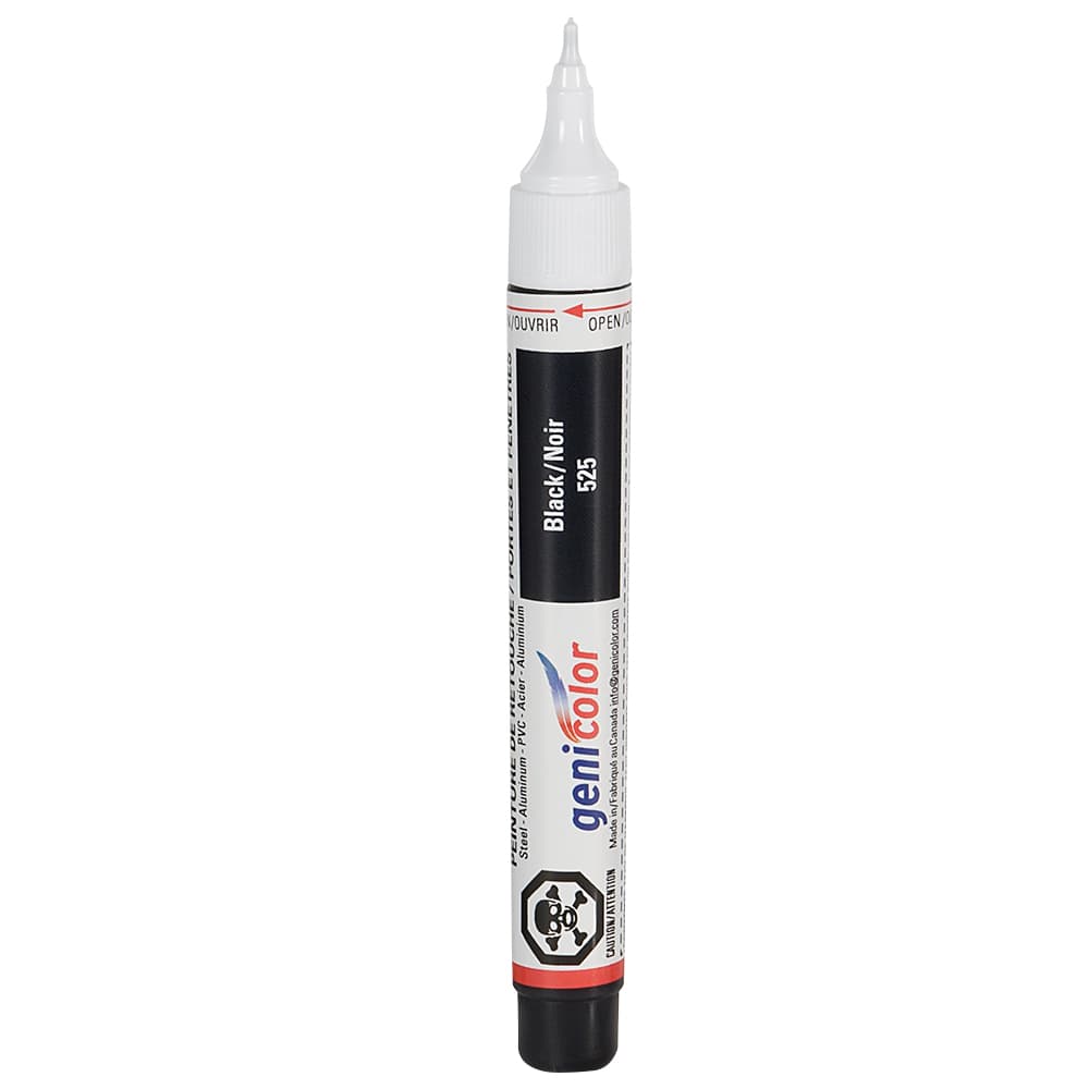 Genicolor Touch-Up Pen for Doors and Windows Black n° 525