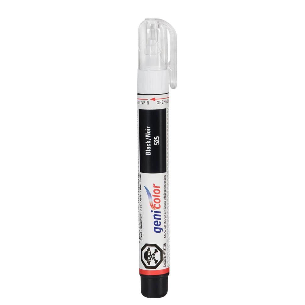 Genicolor Touch-Up Pen for Doors and Windows Black n° 525
