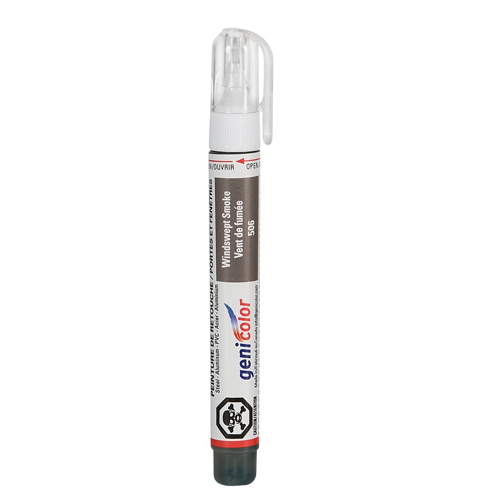Stylo de retouches pour portes et fenêtres Genicolor vent&nbsp;de&nbsp;fumée&nbsp;n° 506