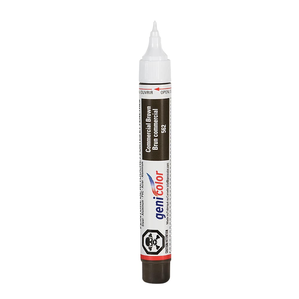 Stylo de retouches pour portes et fenêtres Genicolor 9&nbsp;ml brun&nbsp;commercial&nbsp;n° 562