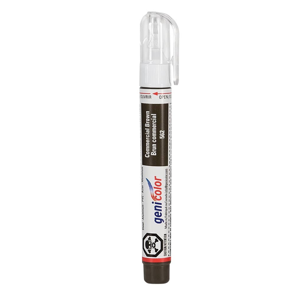 Stylo de retouches pour portes et fenêtres Genicolor 9&nbsp;ml brun&nbsp;commercial&nbsp;n° 562