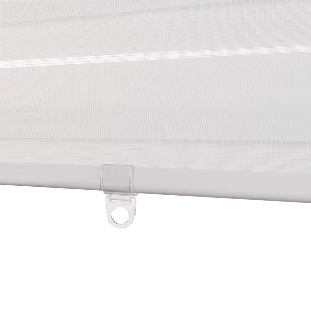 Toile à rouleau à bandes alternées 72&nbsp;po&nbsp;x&nbsp;84&nbsp;po blanche VERTUO