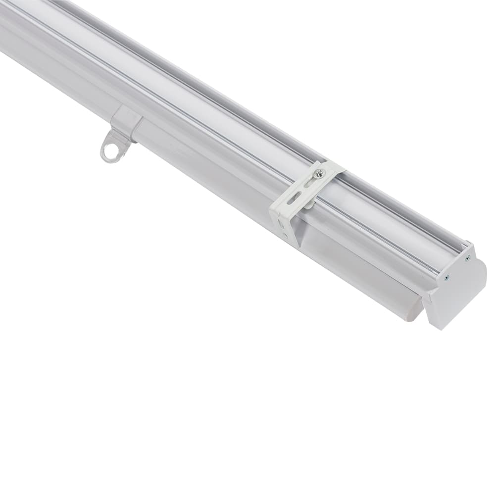 Toile à rouleau à bandes alternées 72&nbsp;po&nbsp;x&nbsp;84&nbsp;po blanche VERTUO