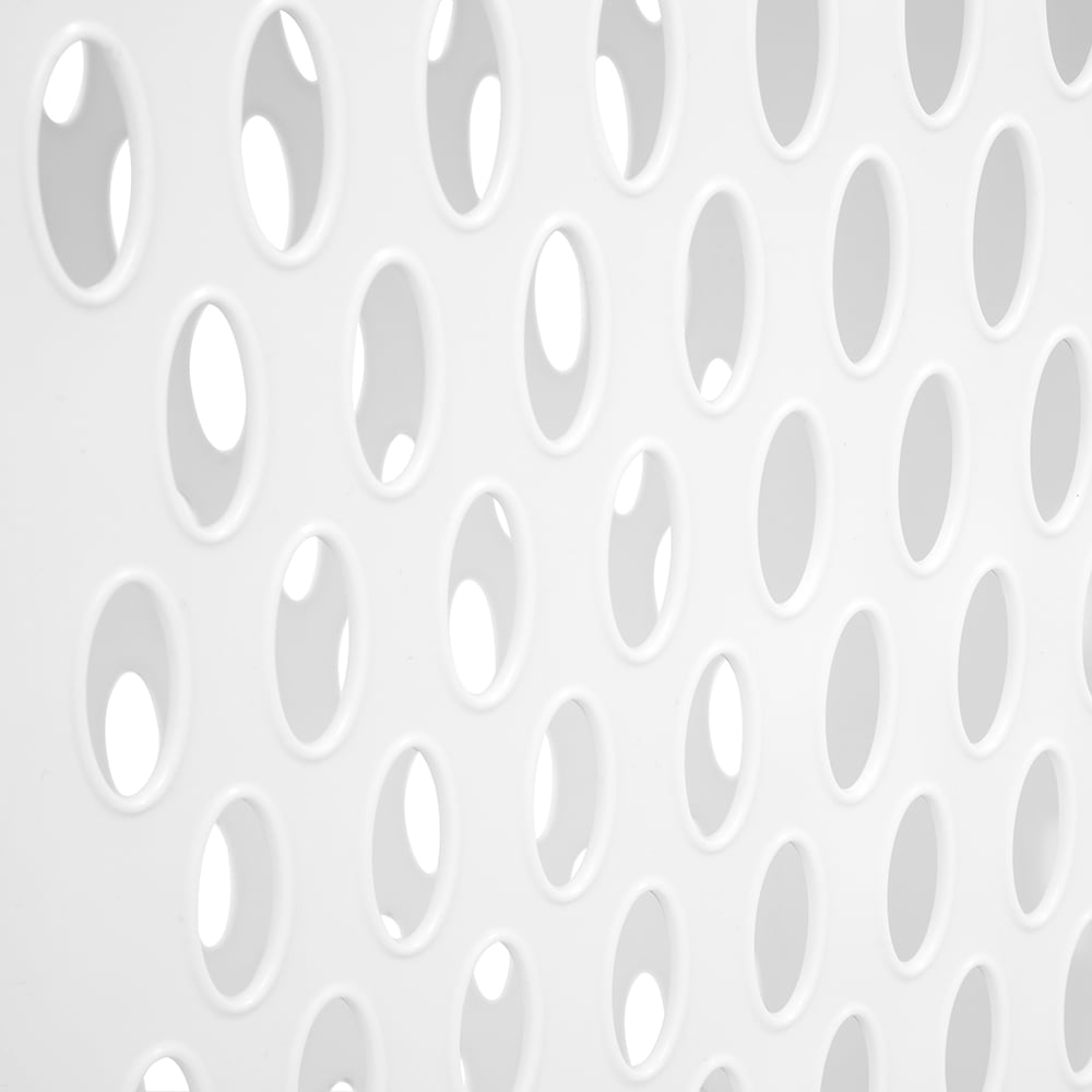 Panier à linge en plastique blanc 62 L
