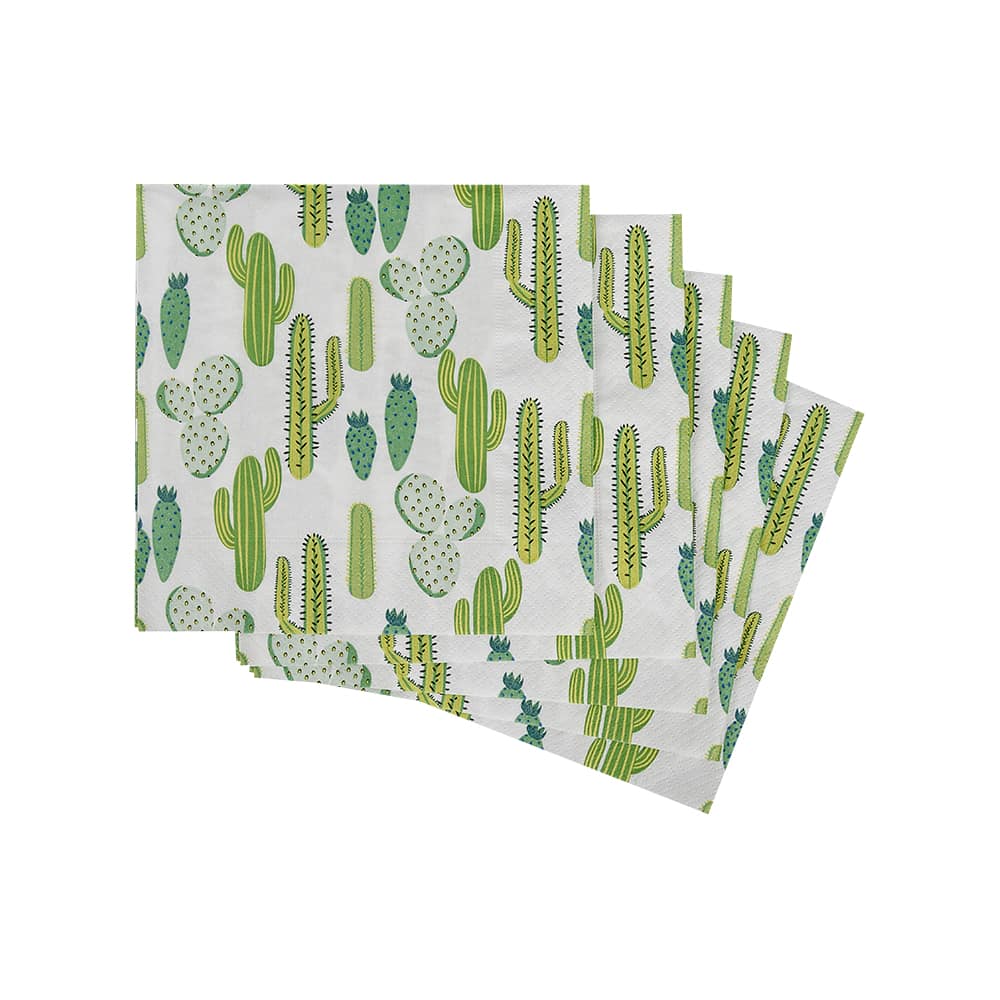 Serviettes de table Cactus Pqt/20