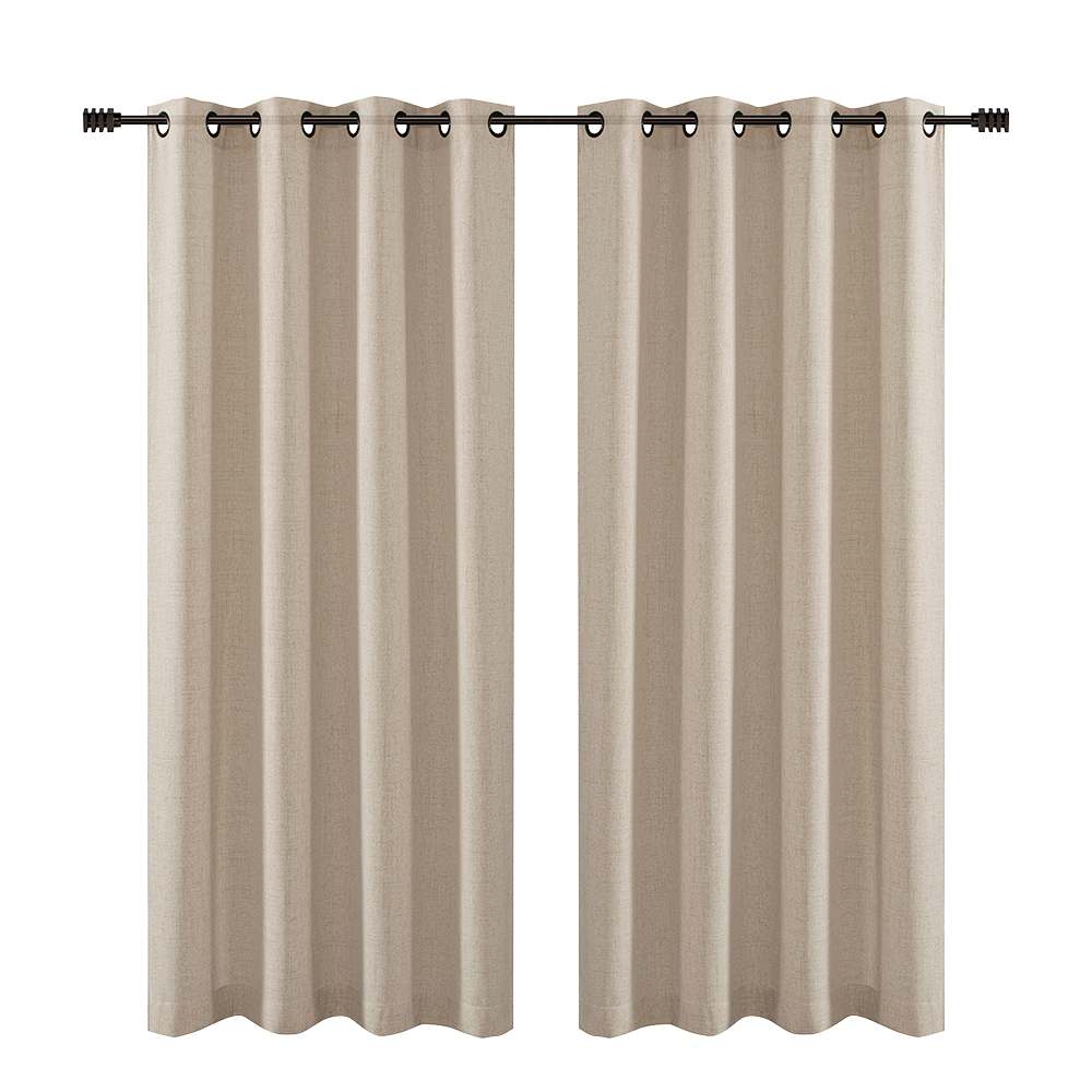 Rideaux semi-opaques à œillets Casa 54&nbsp;po&nbsp;x&nbsp;84&nbsp;po Pqt/2 VERTUO