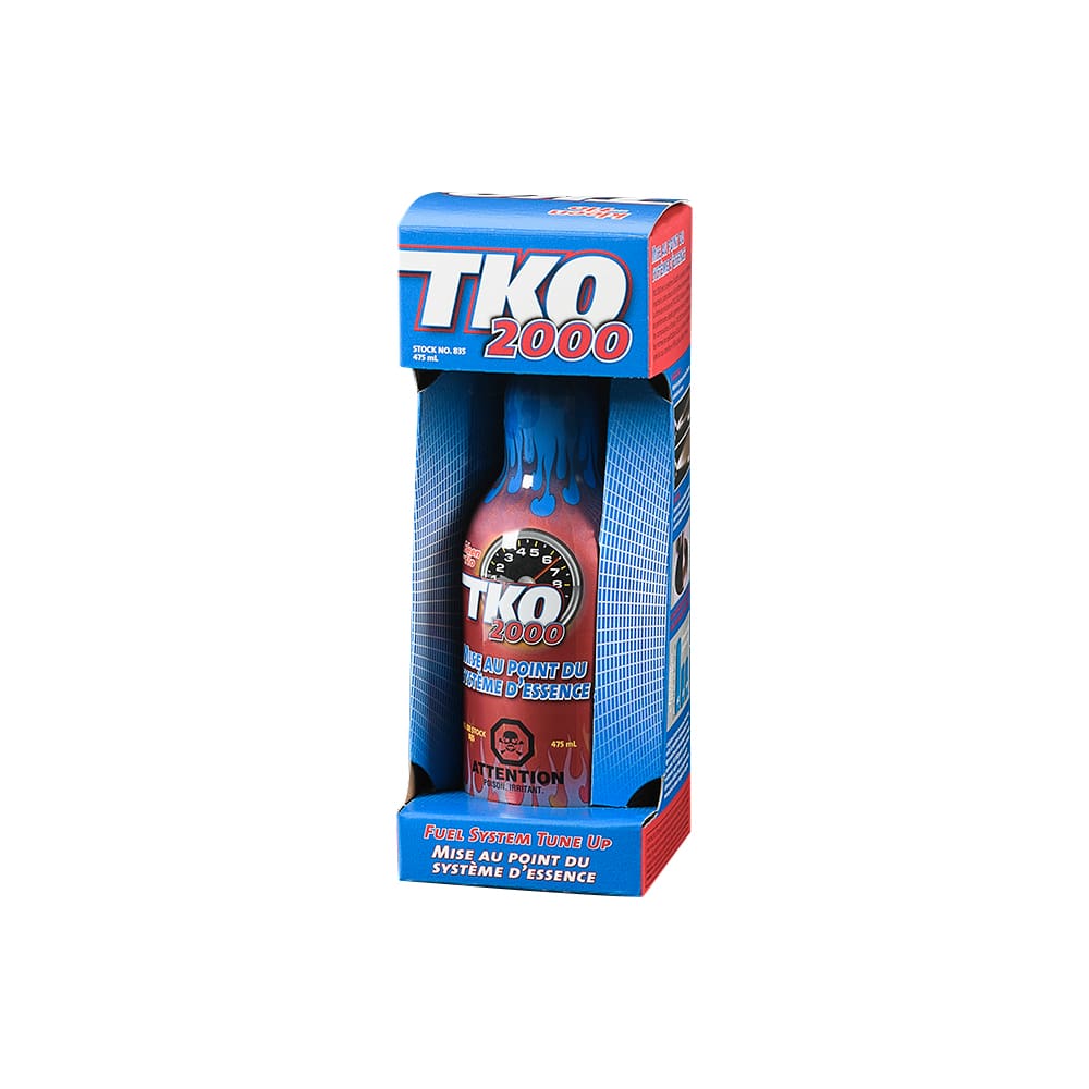 TKO 2000 mise au point du système d'essence 475&nbsp;ml