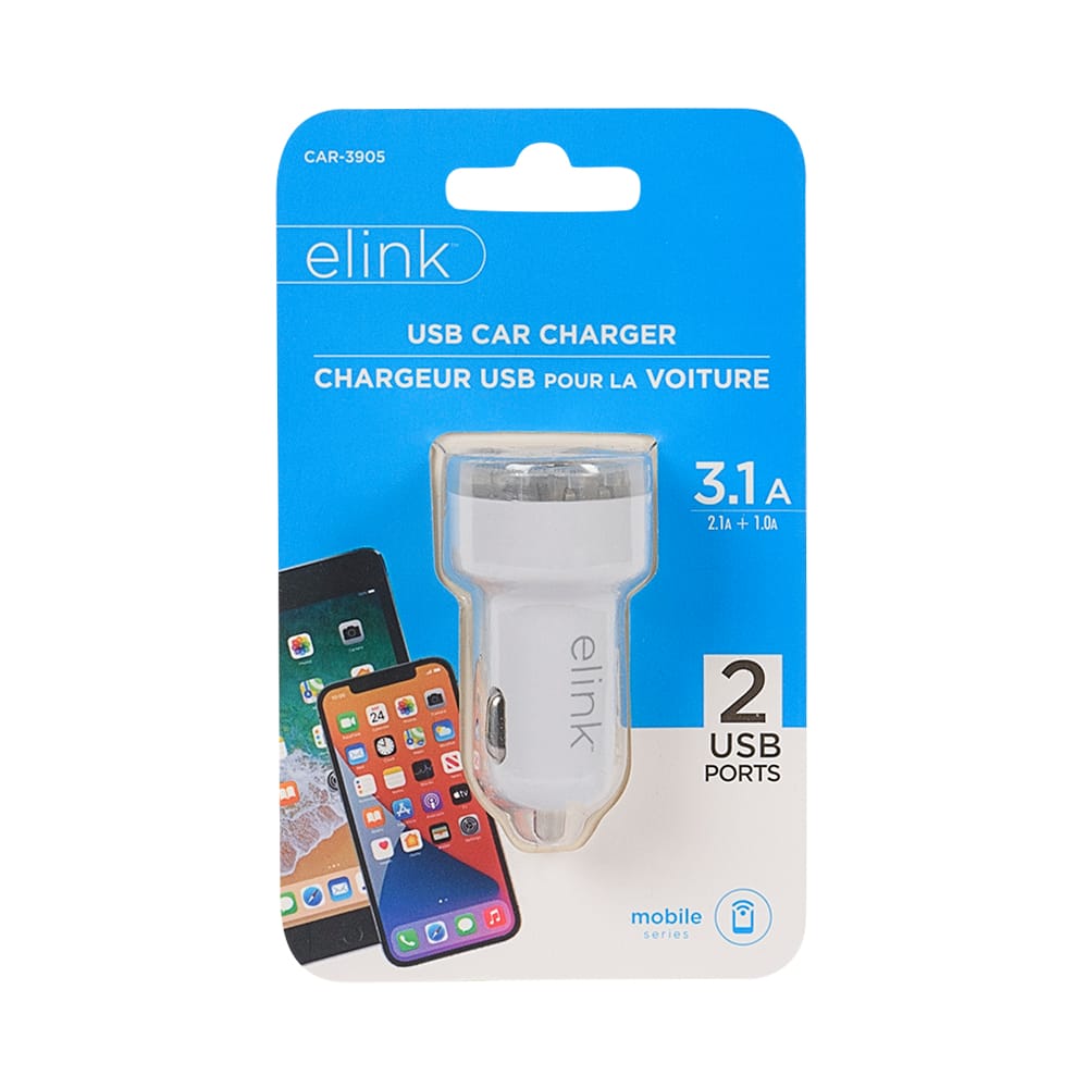 Dual USB Car Charger 2.1A