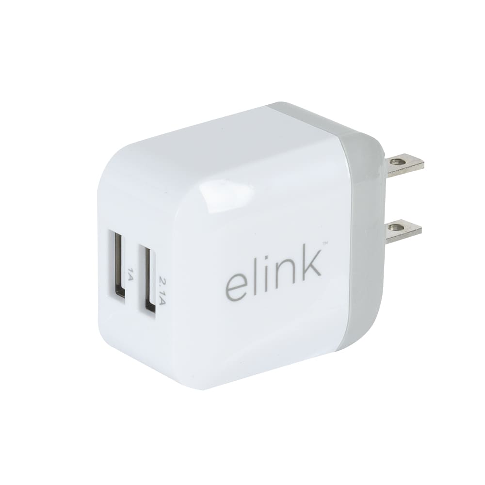 Chargeur cube 3.1 A à 2 ports USB