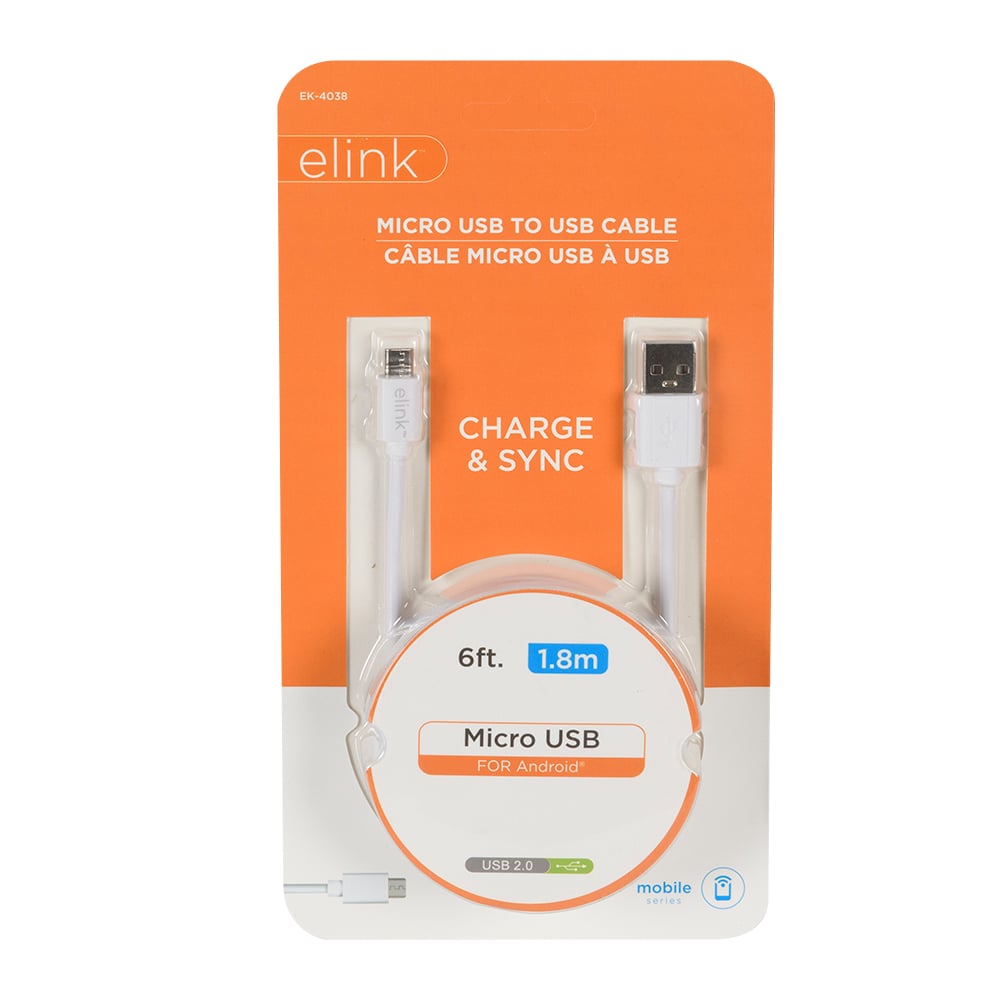 Câble USB à micro USB