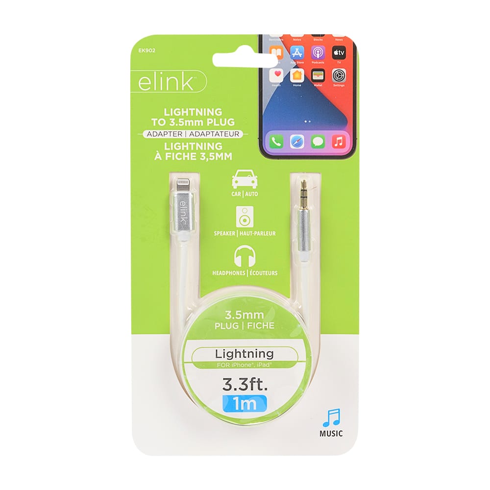 Adaptateur Lightning à 3,5mm