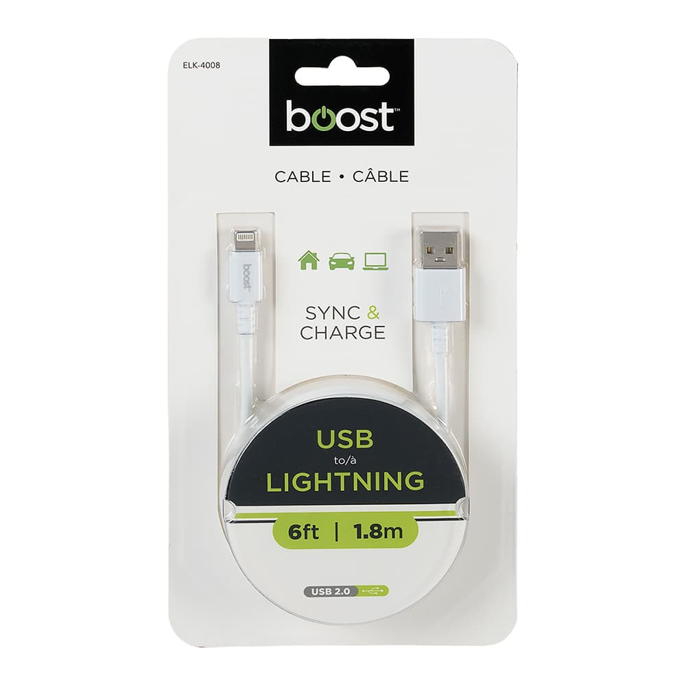 Câble USB à Lightning 1,8&nbsp;m
