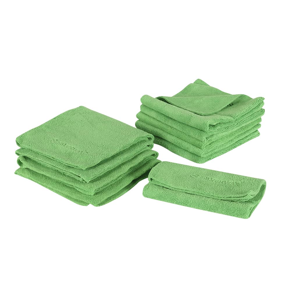 Linges en microfibre Pqt/10 SILVERWAX