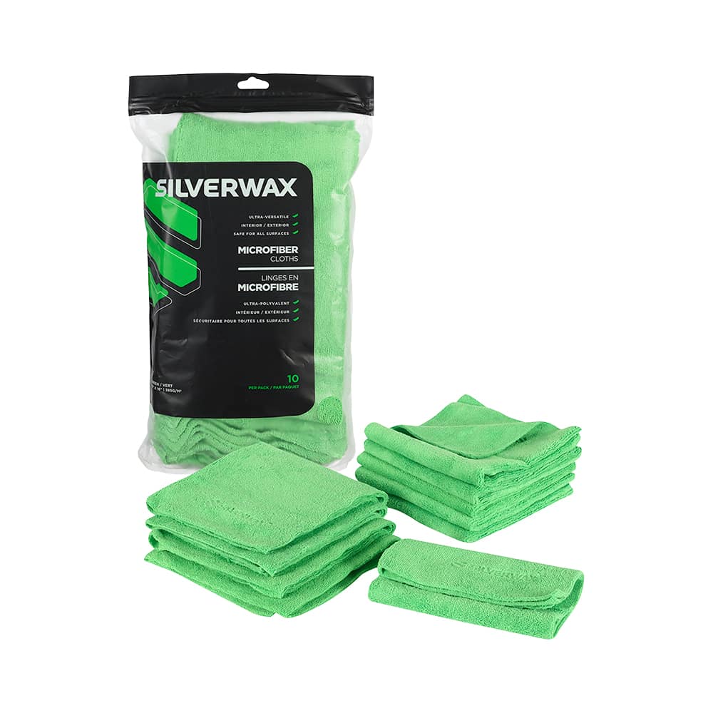 Linges en microfibre Pqt/10 SILVERWAX