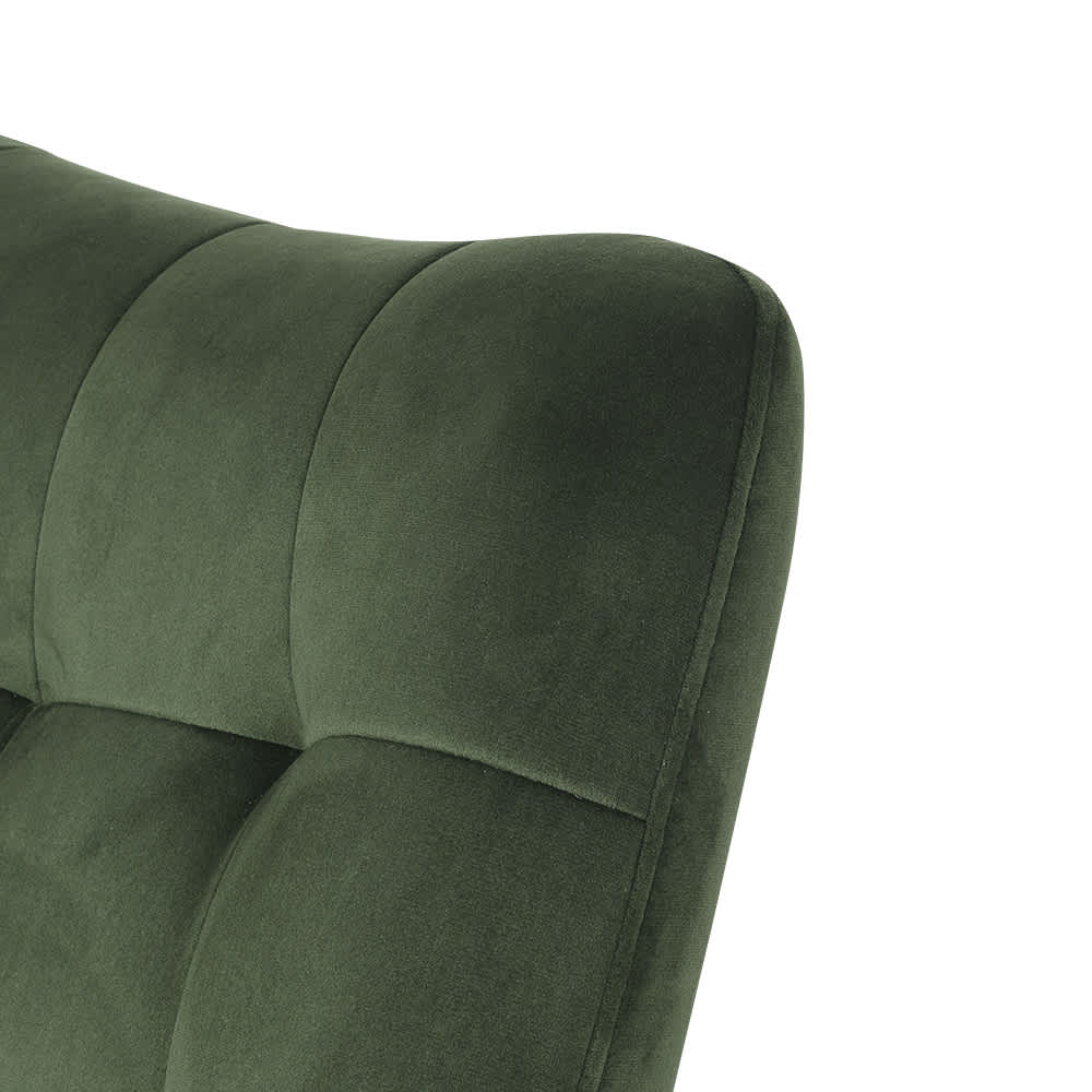 Fauteuil pivotant Oxford vert VERTUO