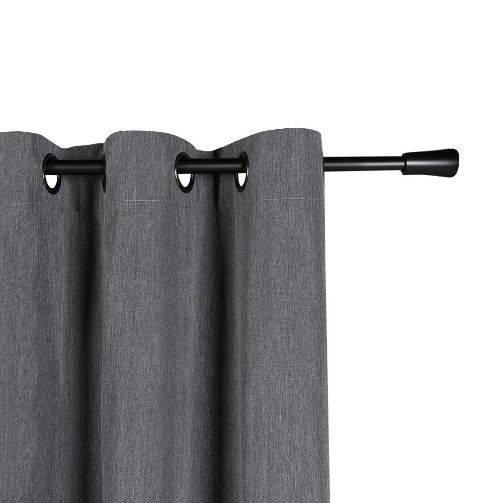 Rideaux coupe-lumière à œillets gris 54&nbsp;po&nbsp;x&nbsp;84&nbsp;po&nbsp;Pqt/2 VERTUO