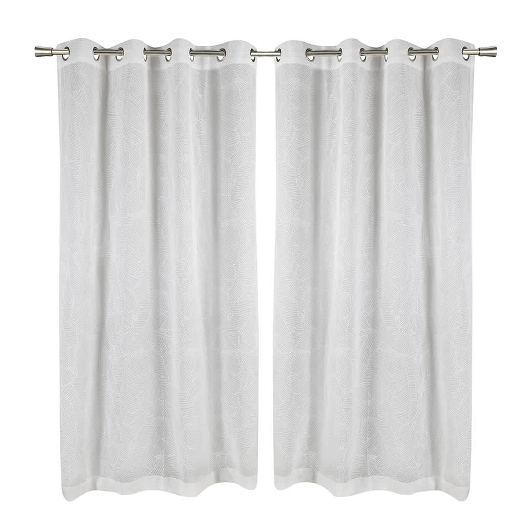 Rideaux voilés à oeillets Palma 54&nbsp;po&nbsp;x&nbsp;84&nbsp;po&nbsp;Pqt/2 VERTUO