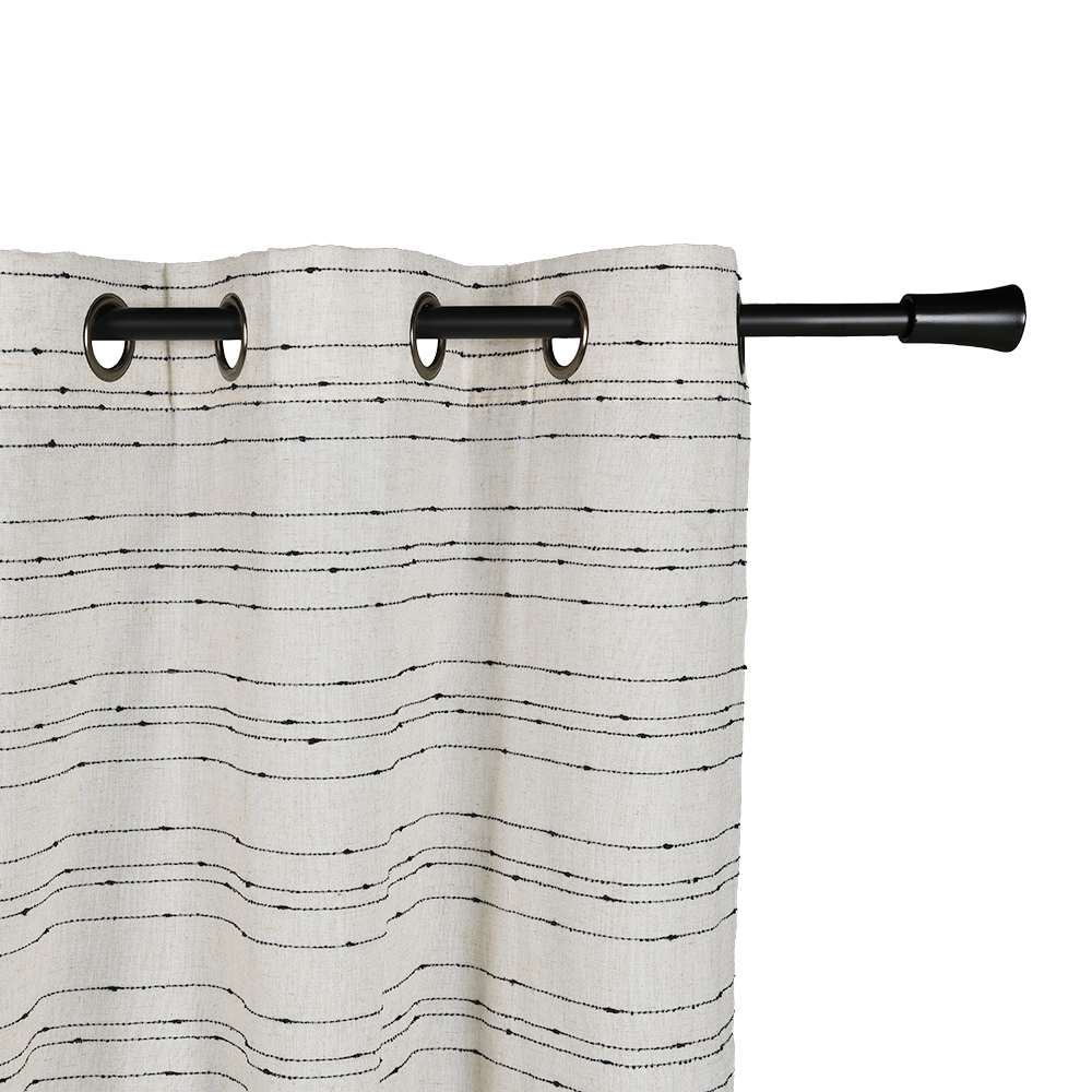 Rideaux semi-opaques à œillets Maroc 54&nbsp;po&nbsp;x&nbsp;84&nbsp;po&nbsp;Pqt/2 VERTUO