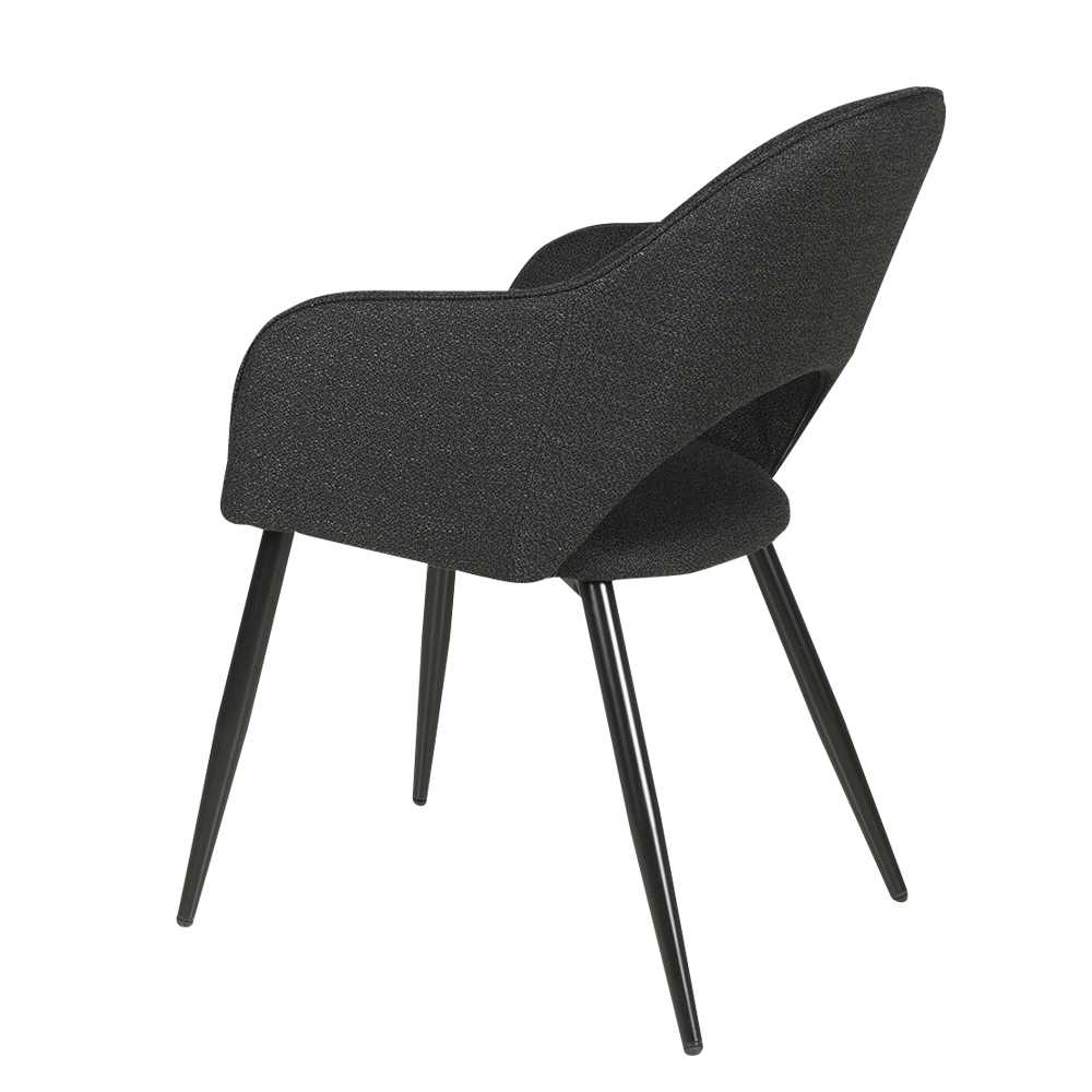 Chaise de salle à manger Elena noire ASTELLA