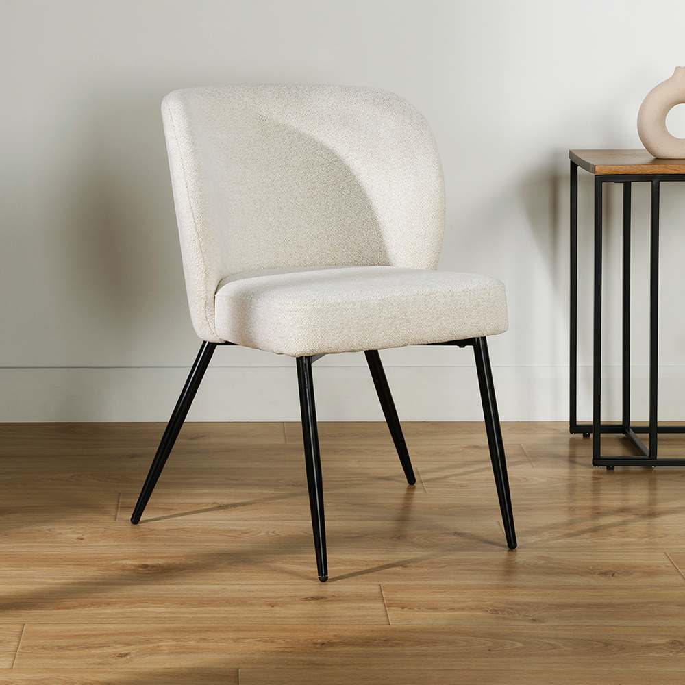 Chaise de salle à manger Malibu crème VERTUO