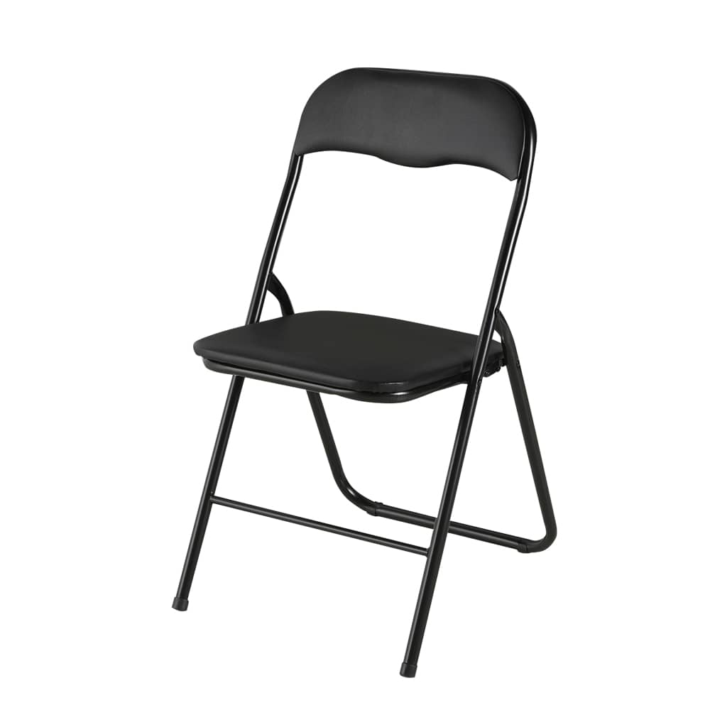 VERTUO Euro Folding Chair Black