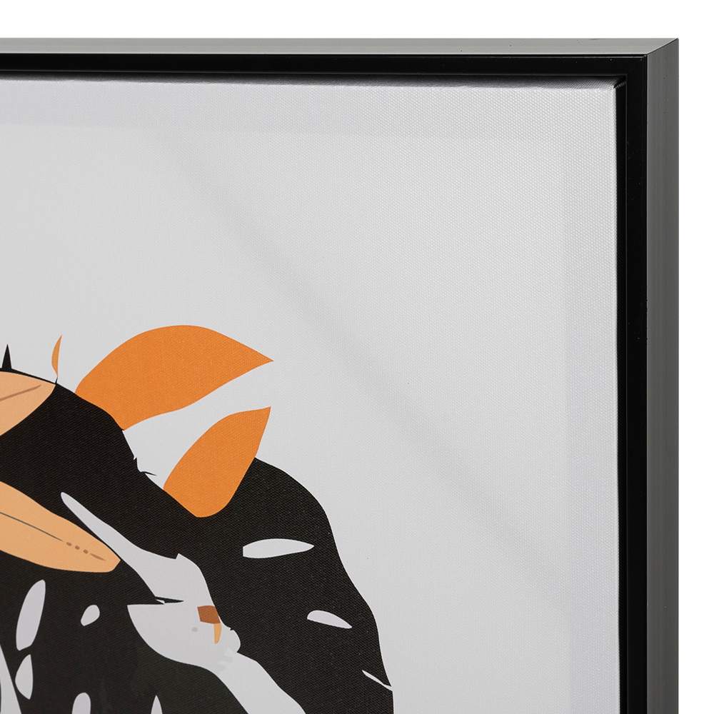 Reproduction sur toile Femme tropicale 24 po x 36 po VERTUO