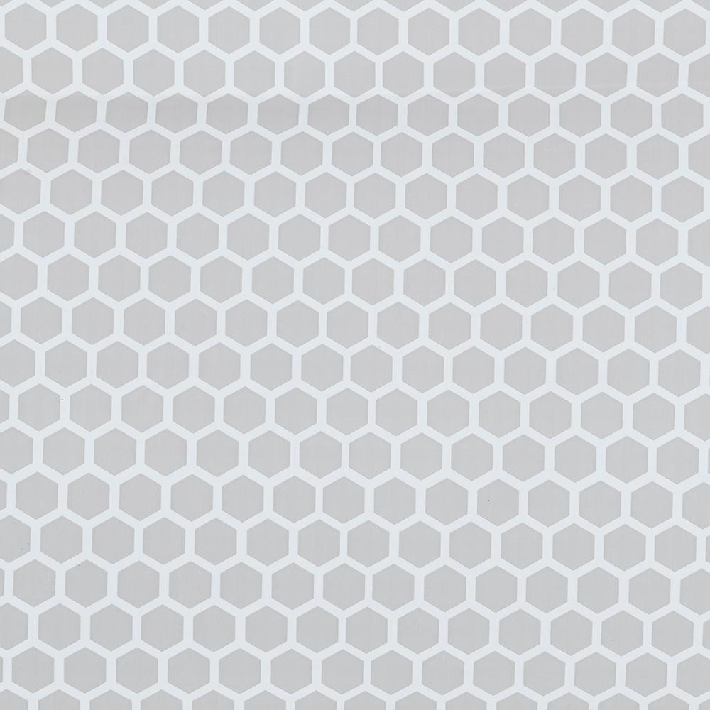 Revêtement autocollant pour armoires alvéoles gris 18 po x 9 pi