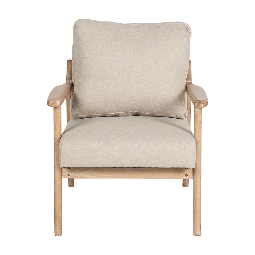 Fauteuil Florence beige VERTUO
