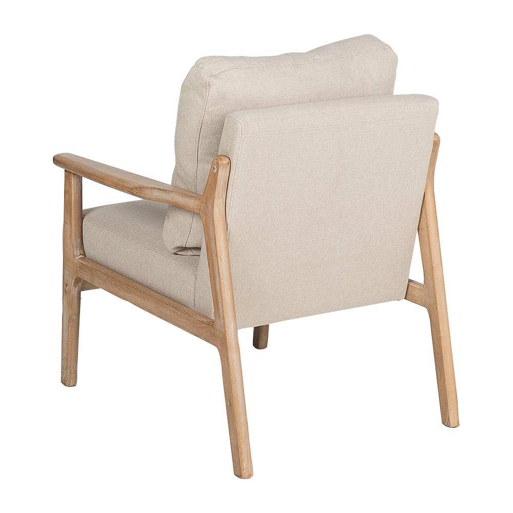 Fauteuil Florence beige VERTUO
