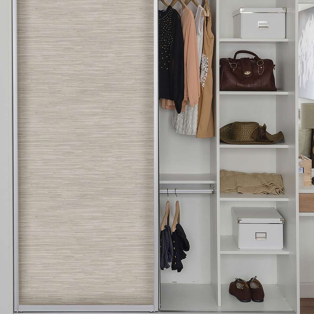 Papier peint Peler & Coller tissé crème